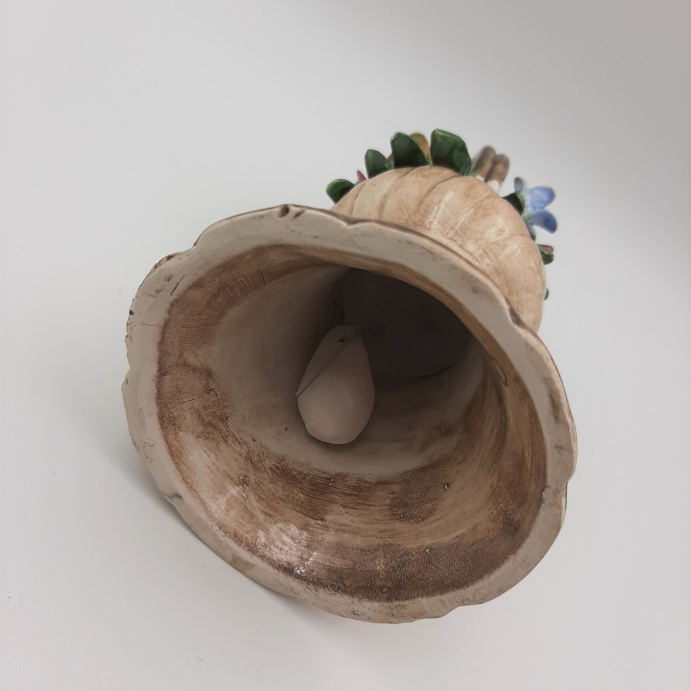 Vintage Nuova Capodimonte Porcelain Flower Bell - Picture 5 of 5